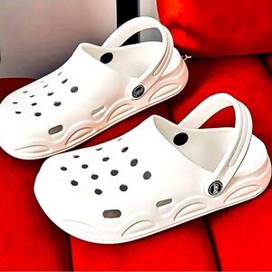 Brand New - Crocs Inspired - Solid Color - Hollow Out Clogs - Size 9